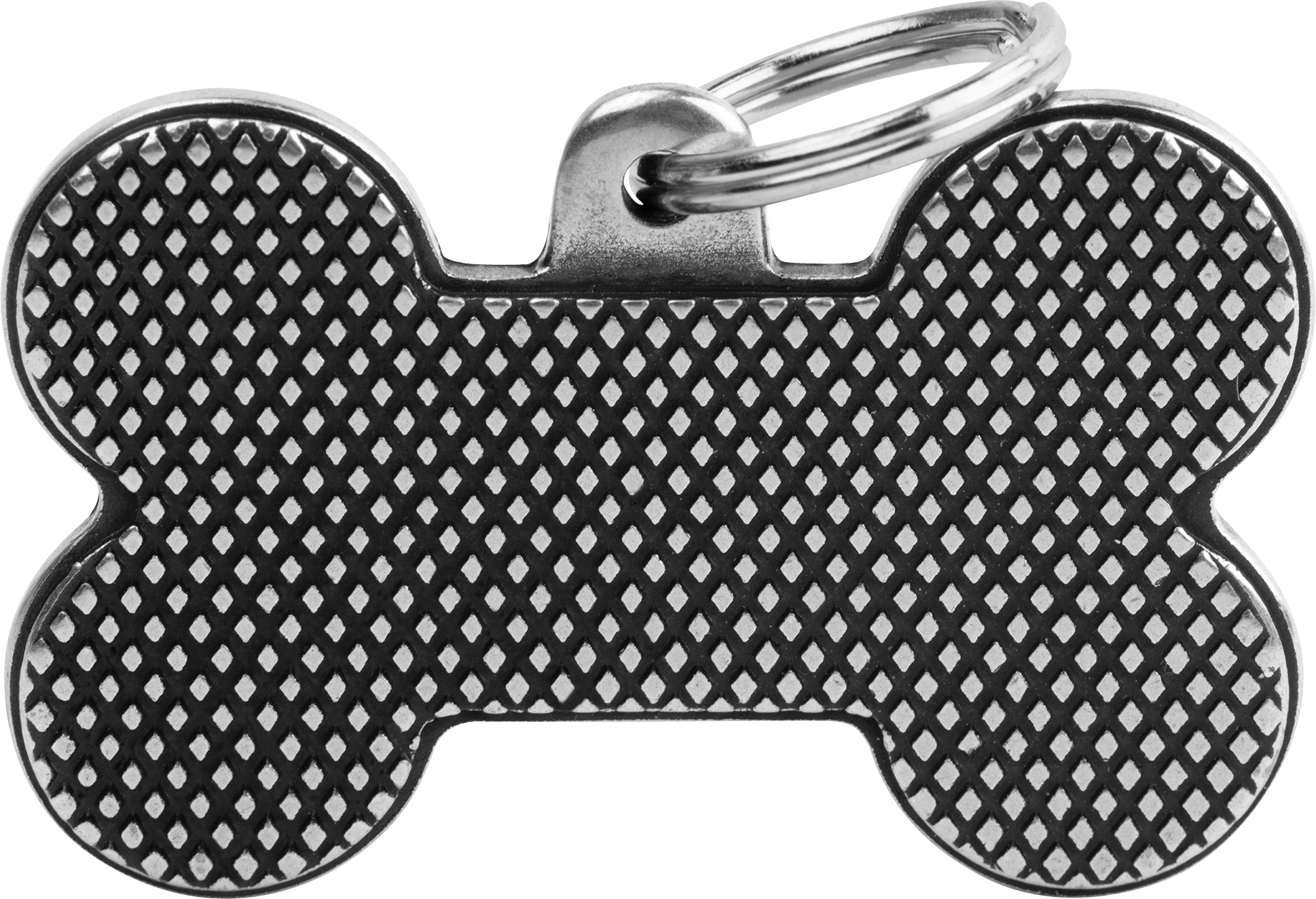Bronx luu rombi XL 48x31mm hopea MyFamily - Nimi- ja kaiverruslaatat - 058242 - 1