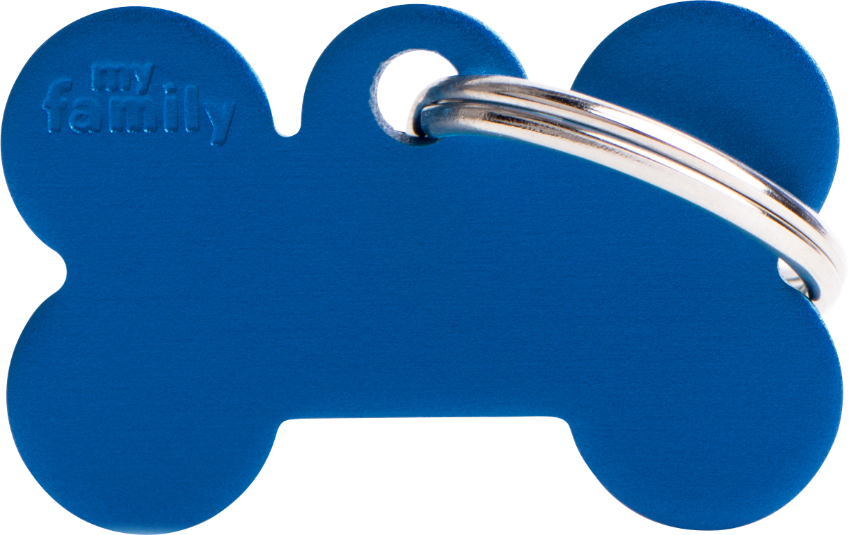 Basic luu S 30x19mm sininen MyFamily - Nimi- ja kaiverruslaatat - 058153 - 1
