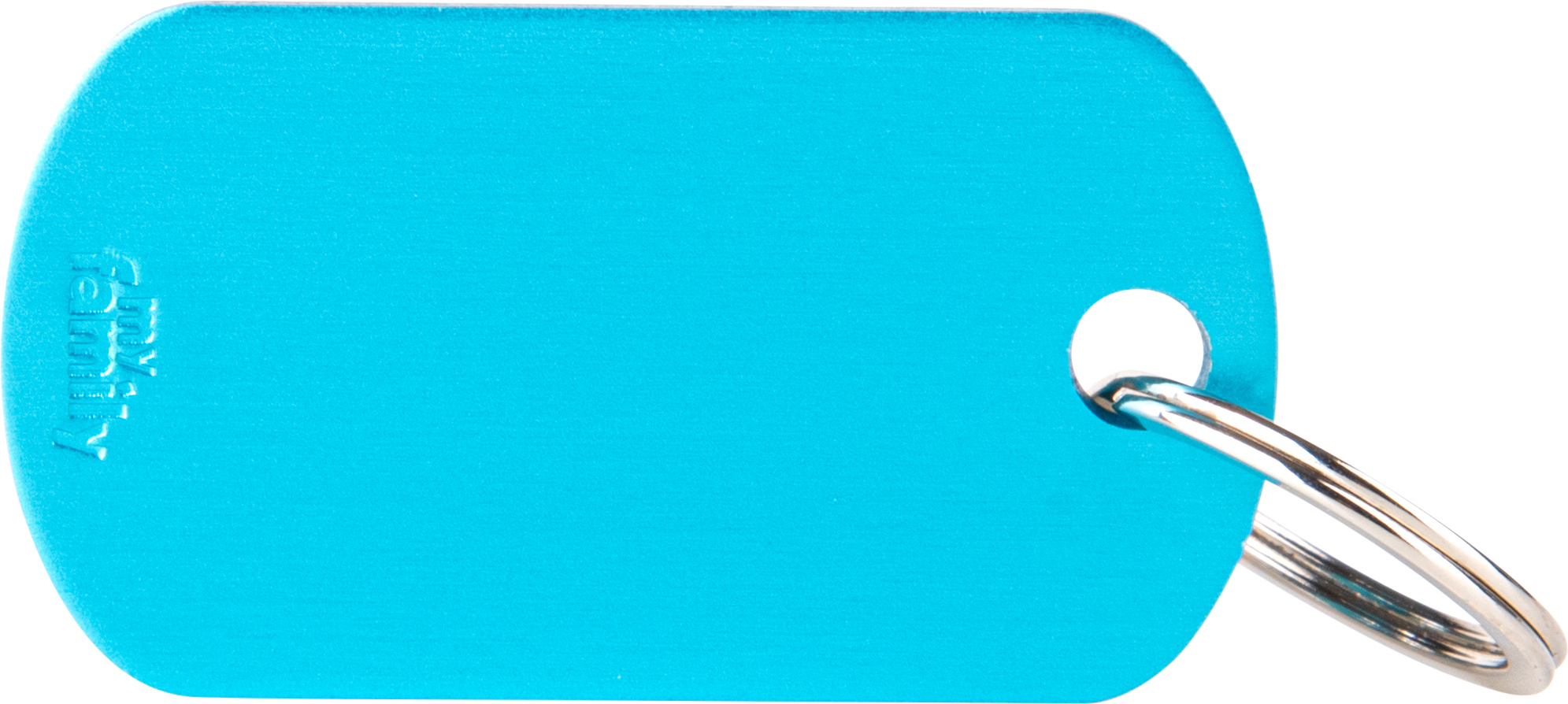 Basic military S 40x22mm vaaleansininen MyFamily - Nimi- ja kaiverruslaatat - 058219 - 1