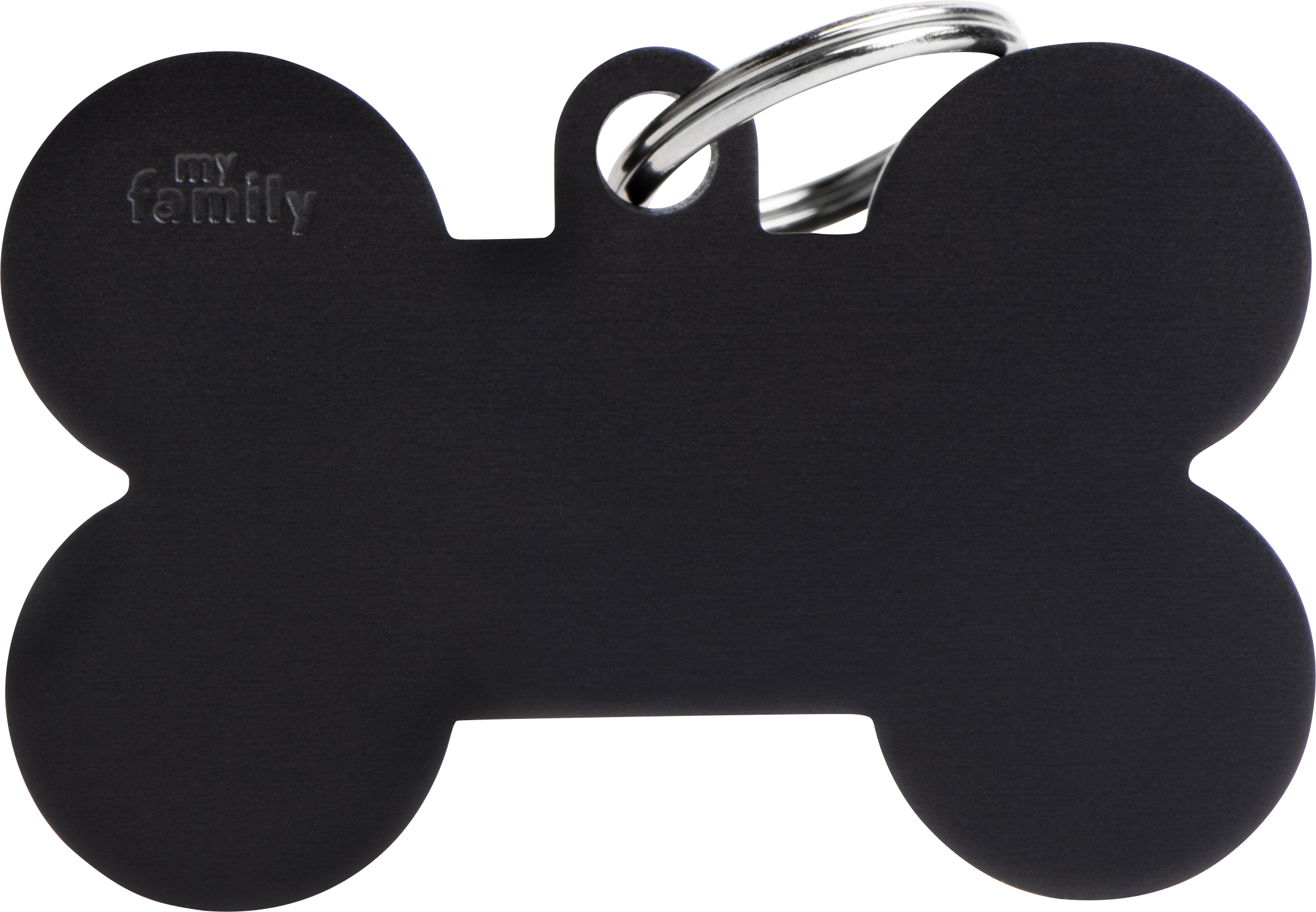 Basic luu XL 48x31mm musta MyFamily - Nimi- ja kaiverruslaatat - 058136 - 1