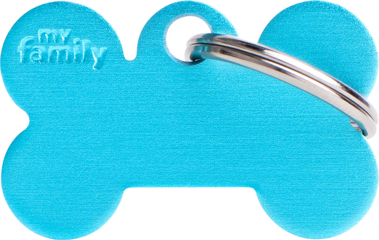 Basic luu S 30x19mm vaaleansininen MyFamily - Nimi- ja kaiverruslaatat - 058154 - 1