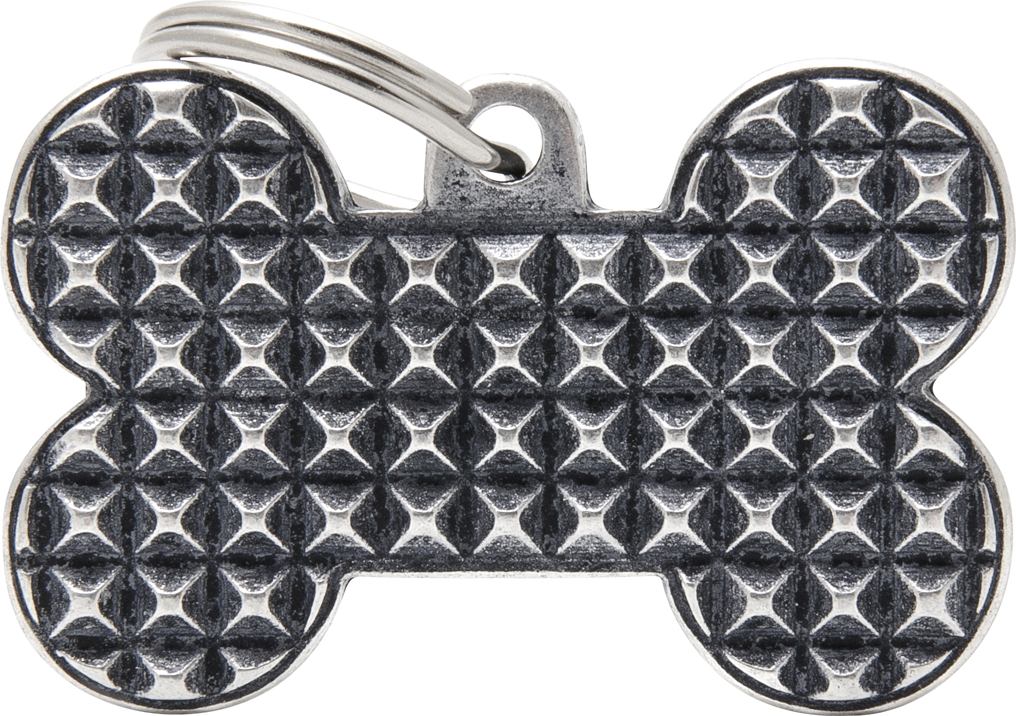 Bronx luu L 38x24mm piikit hopea MyFamily - Nimi- ja kaiverruslaatat - 058224 - 1
