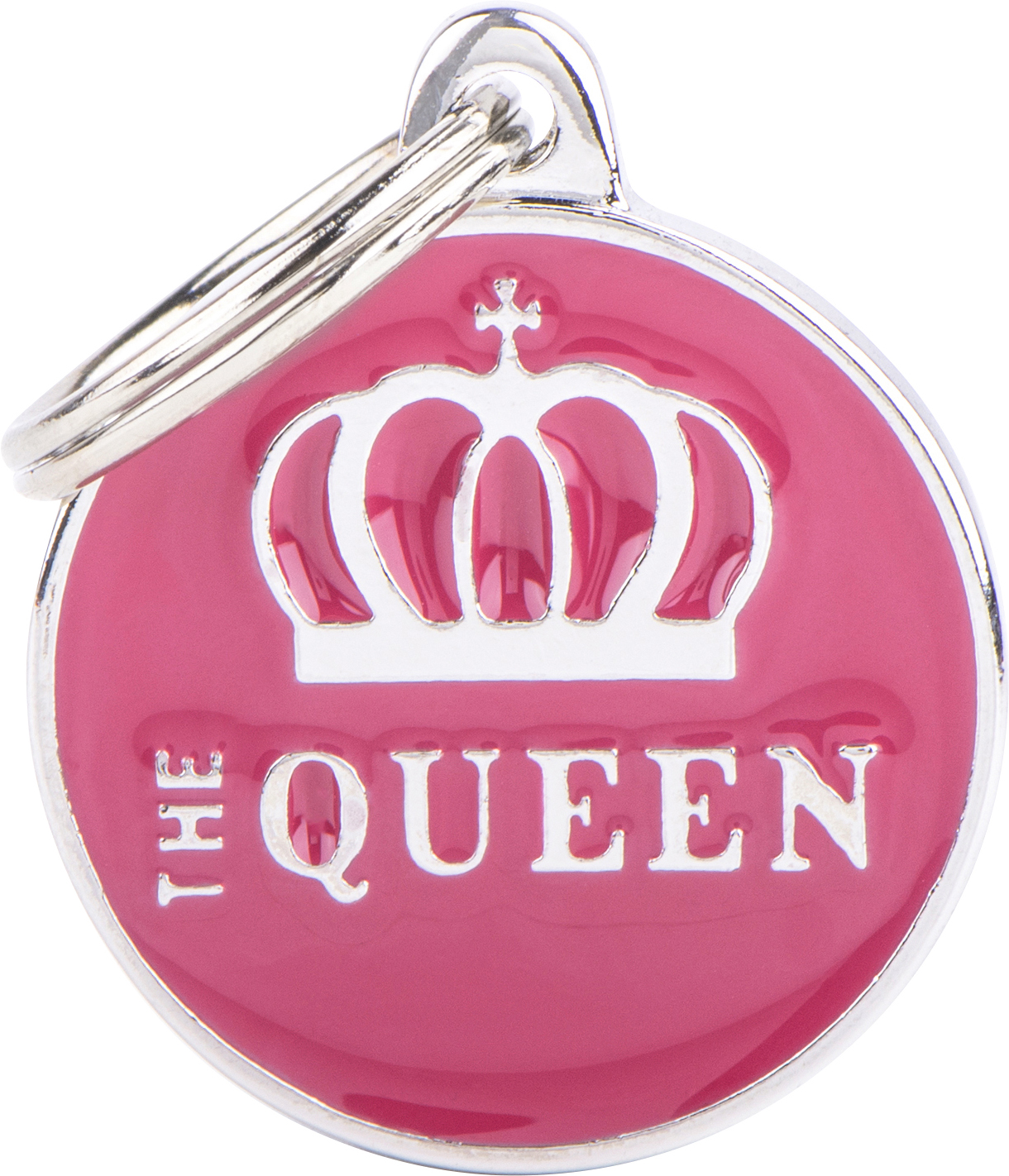 Charms The Queen M pink MyFamily - Nimi- ja kaiverruslaatat - 058355 - 1