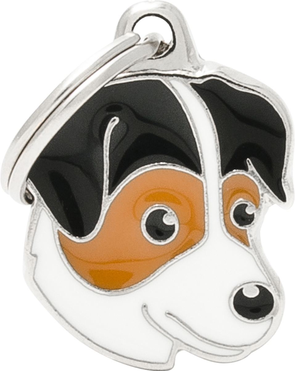 Friends jackrussel sileä tricolour MyFamily - Nimi- ja kaiverruslaatat - 058559 - 1