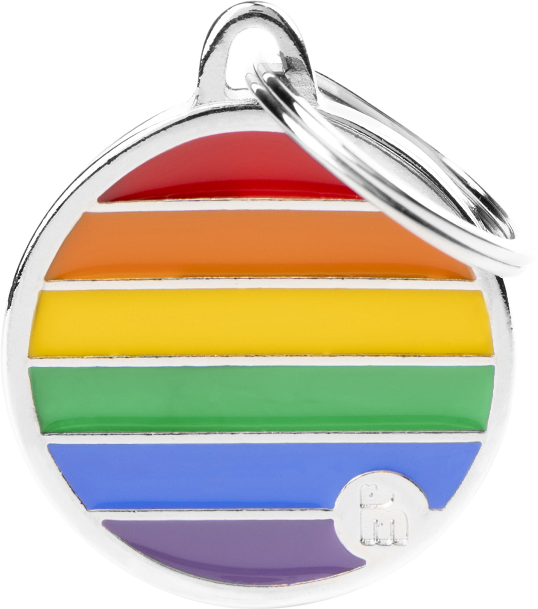 Rainbow pyöreä S MyFamily - Nimi- ja kaiverruslaatat - 058881 - 1