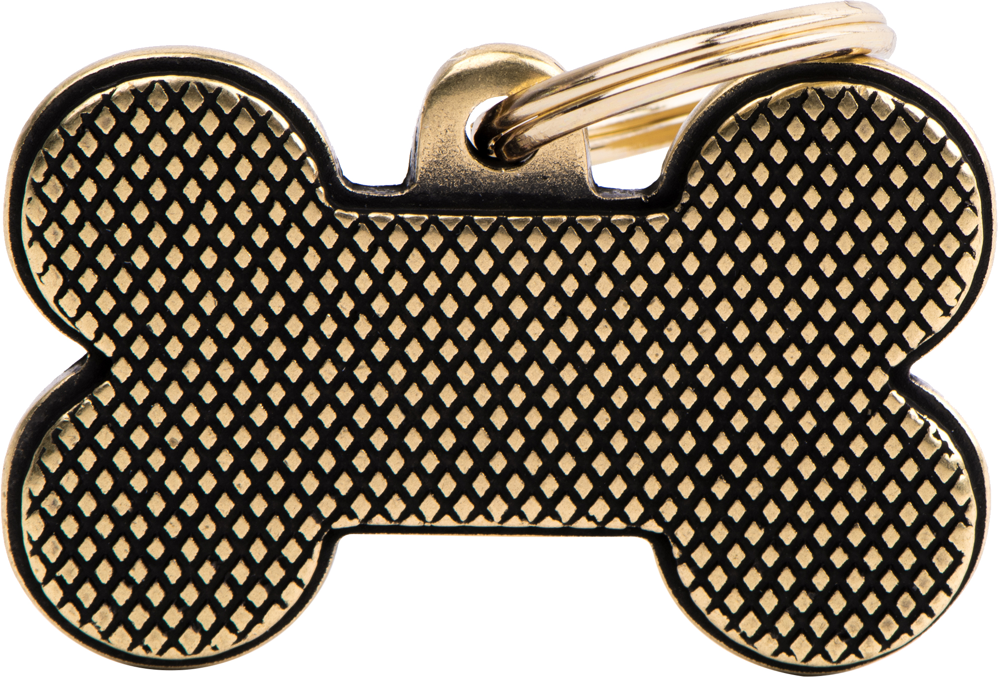 Bronx luu rombi XL 48x31mm kulta MyFamily - Nimi- ja kaiverruslaatat - 058243 - 1