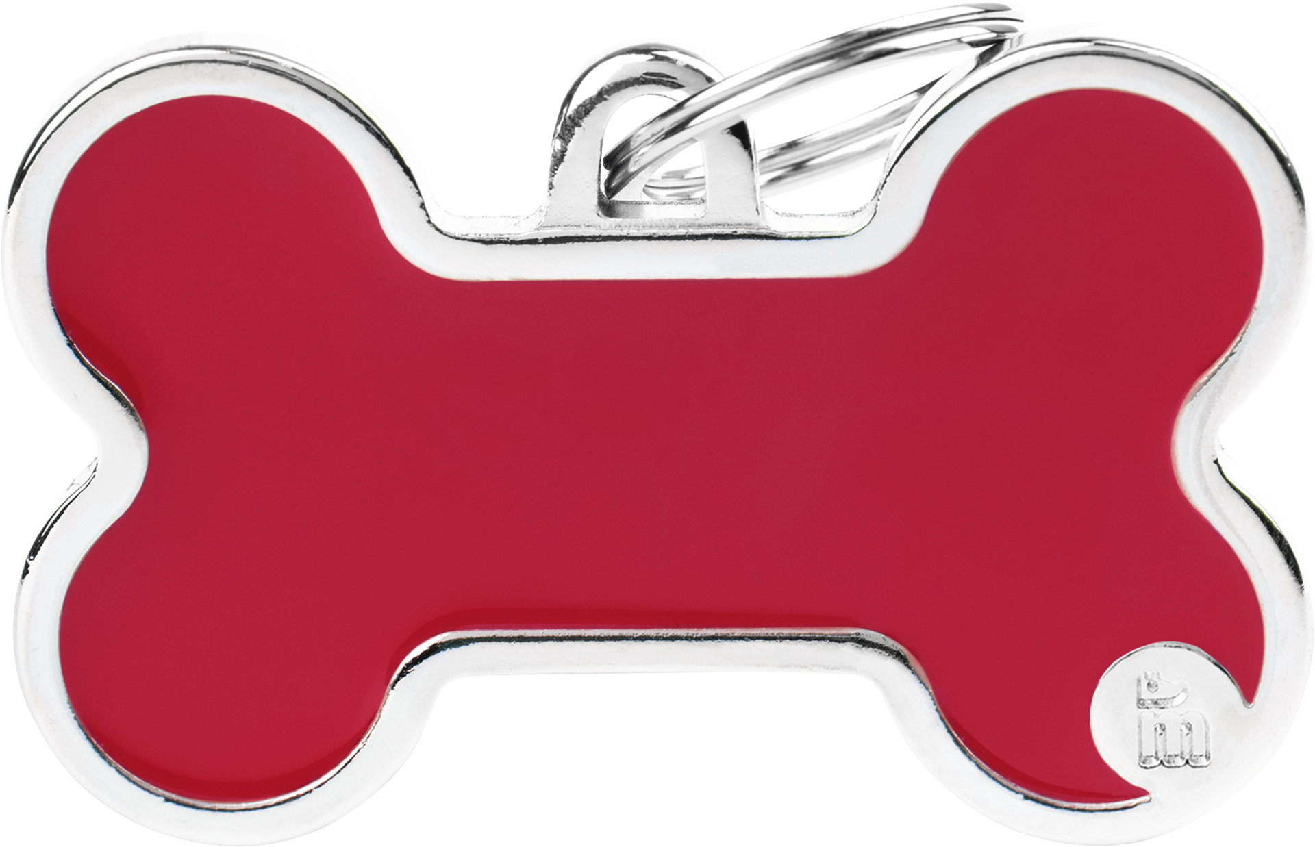 Handmade luu XL 48x31mm punainen MyFamily - Nimi- ja kaiverruslaatat - 058714 - 1
