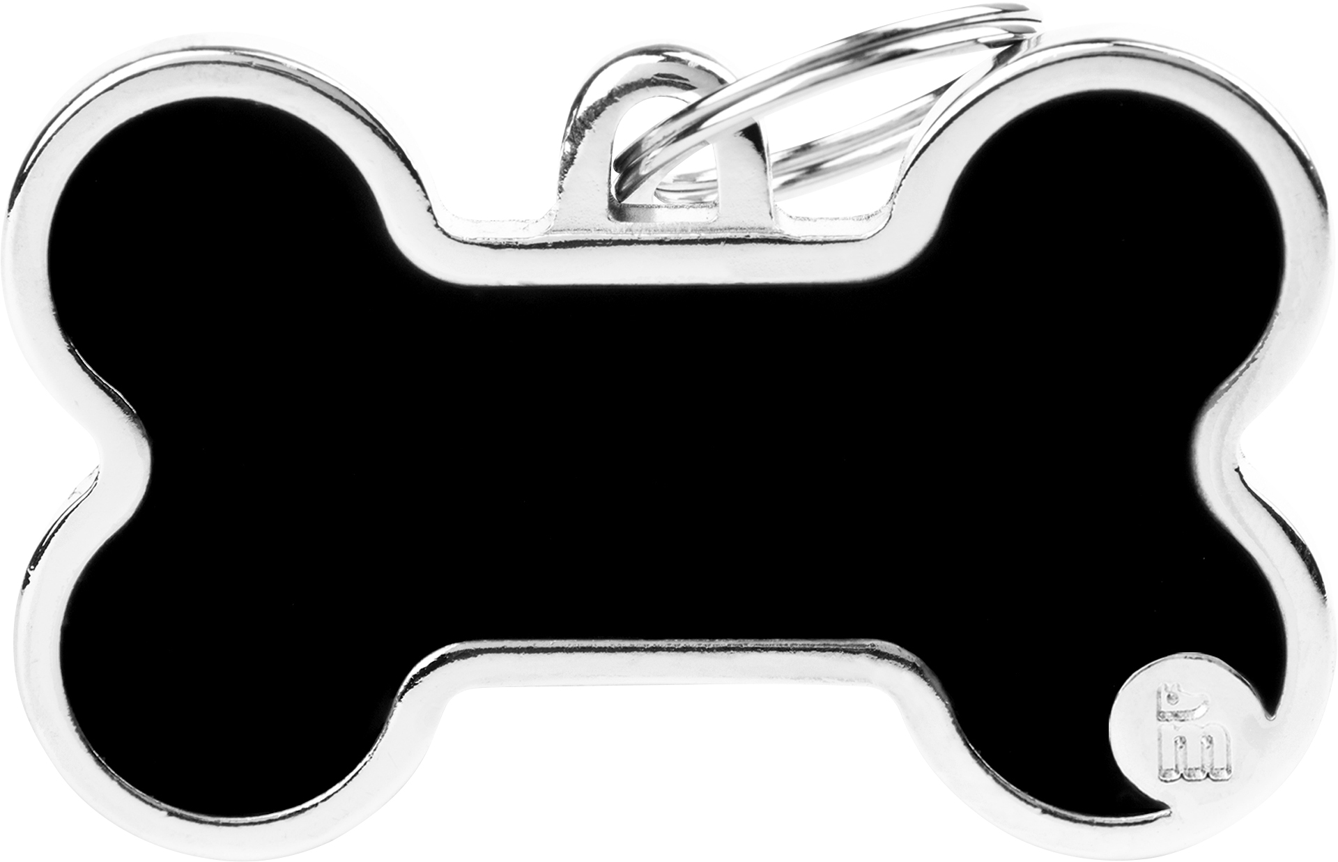 Handmade luu XL 48x31mm musta MyFamily - Nimi- ja kaiverruslaatat - 058715 - 1
