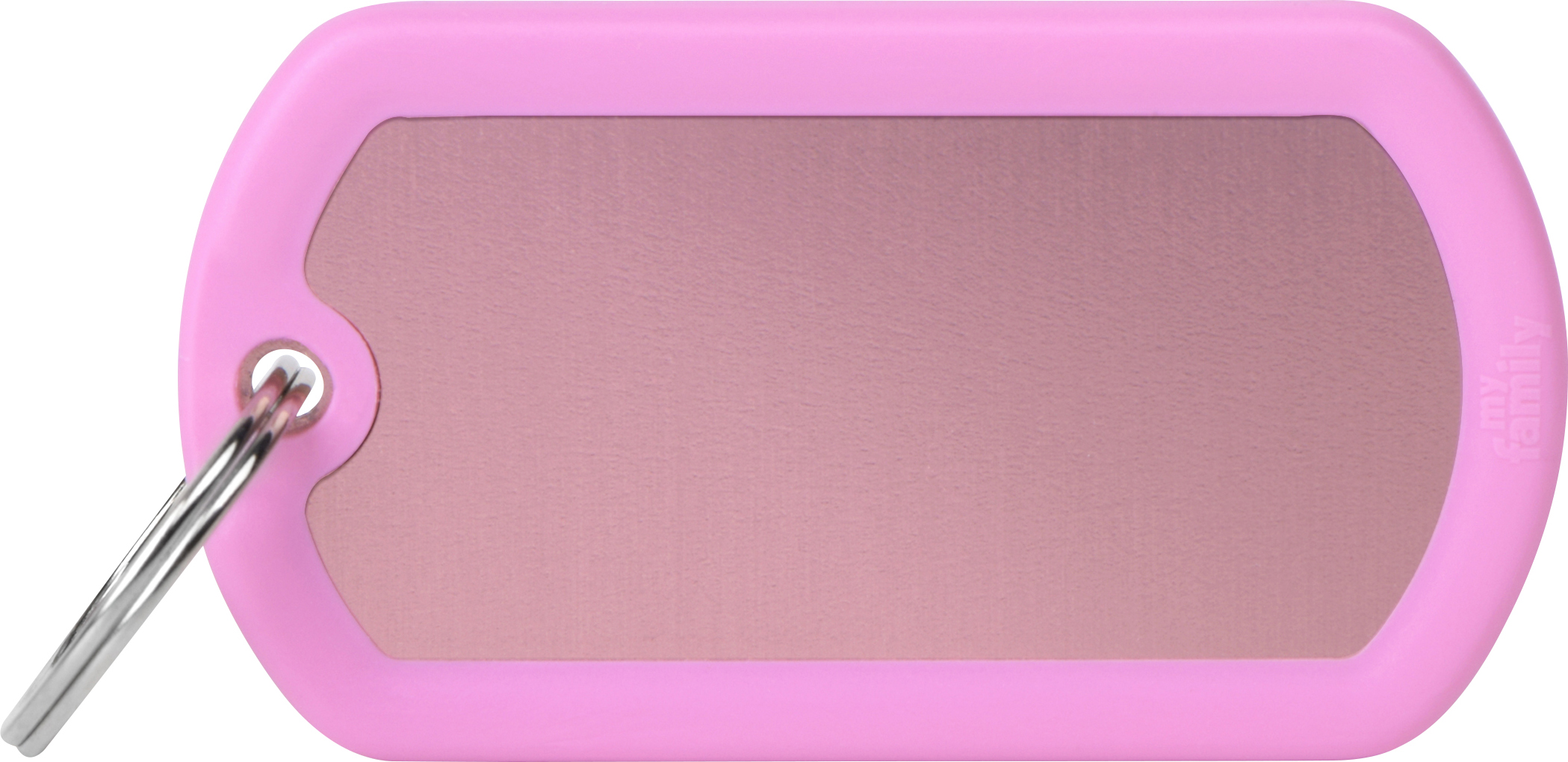 Hush military pinkki MyFamily - Nimi- ja kaiverruslaatat - 058832 - 1