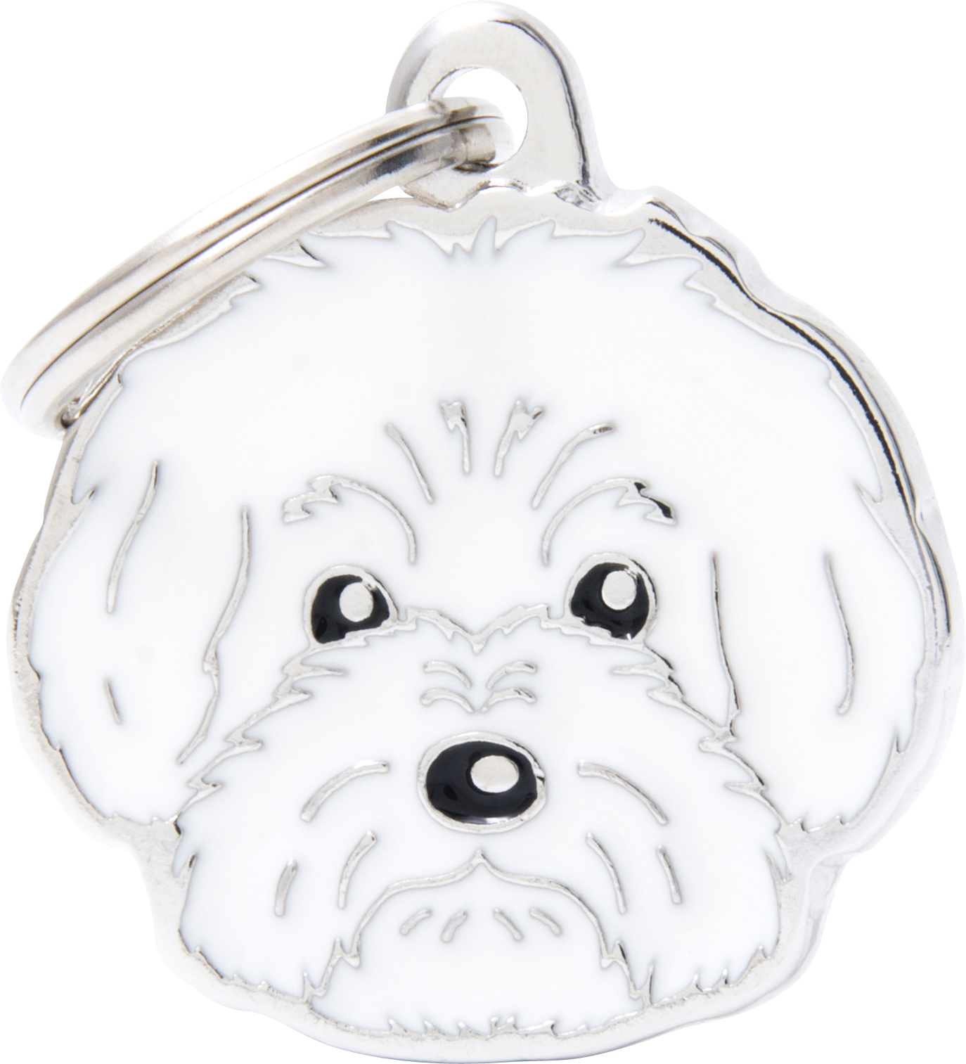 Friends bichon bolognese MyFamily - Nimi- ja kaiverruslaatat - 058521 - 1