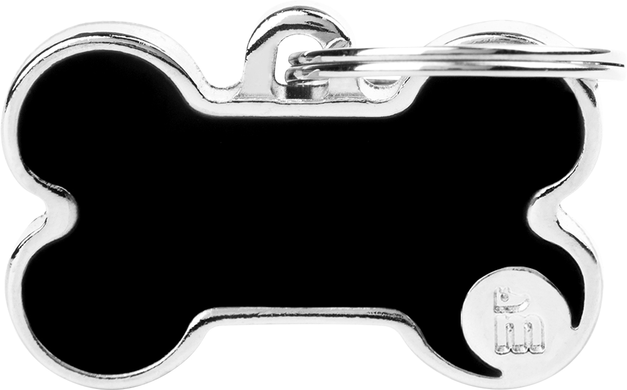 Handmade luu S 29x20mm musta MyFamily - Nimi- ja kaiverruslaatat - 058733 - 1