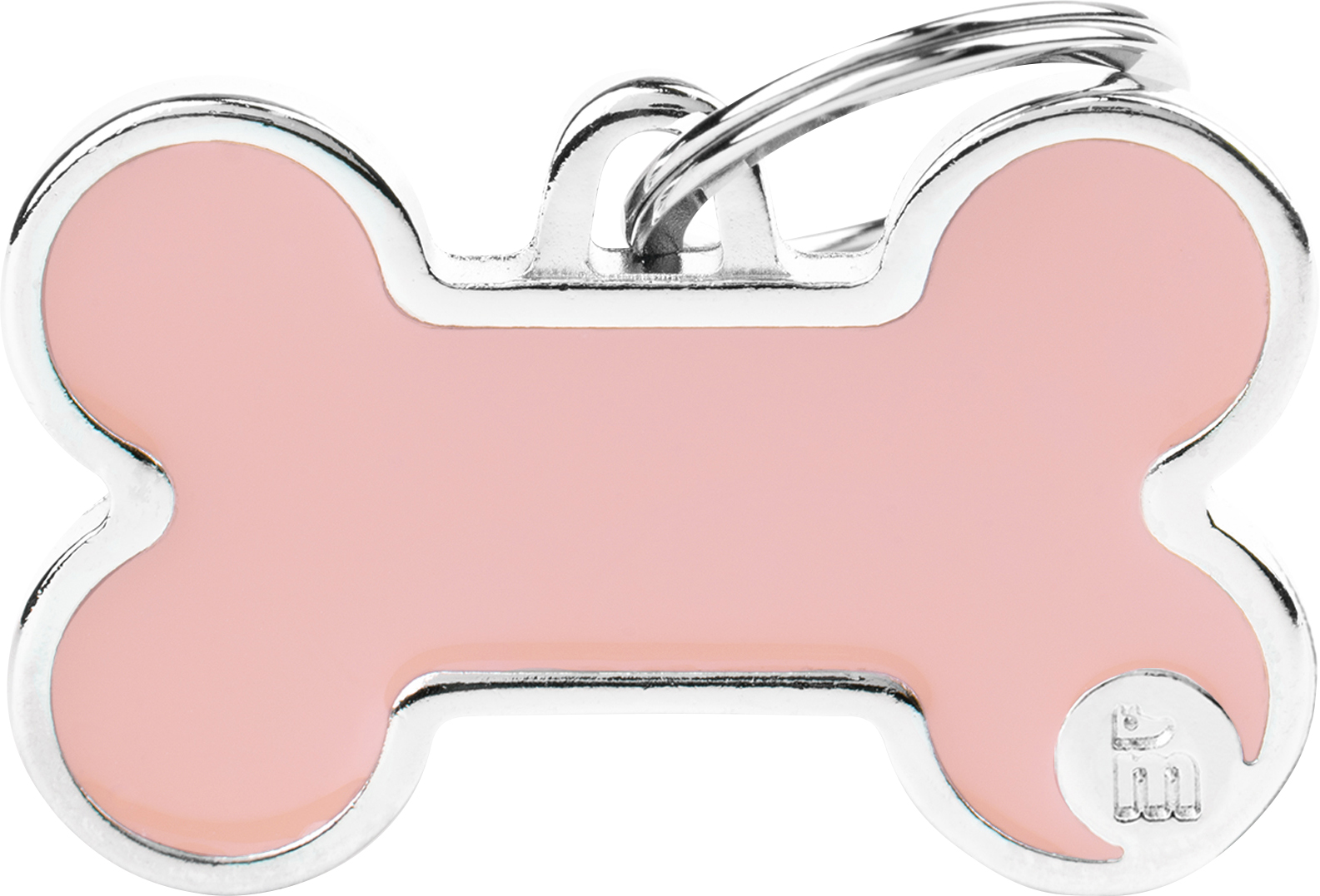 Handmade luu L 38x24mm pinkki MyFamily - Nimi- ja kaiverruslaatat - 058722 - 1