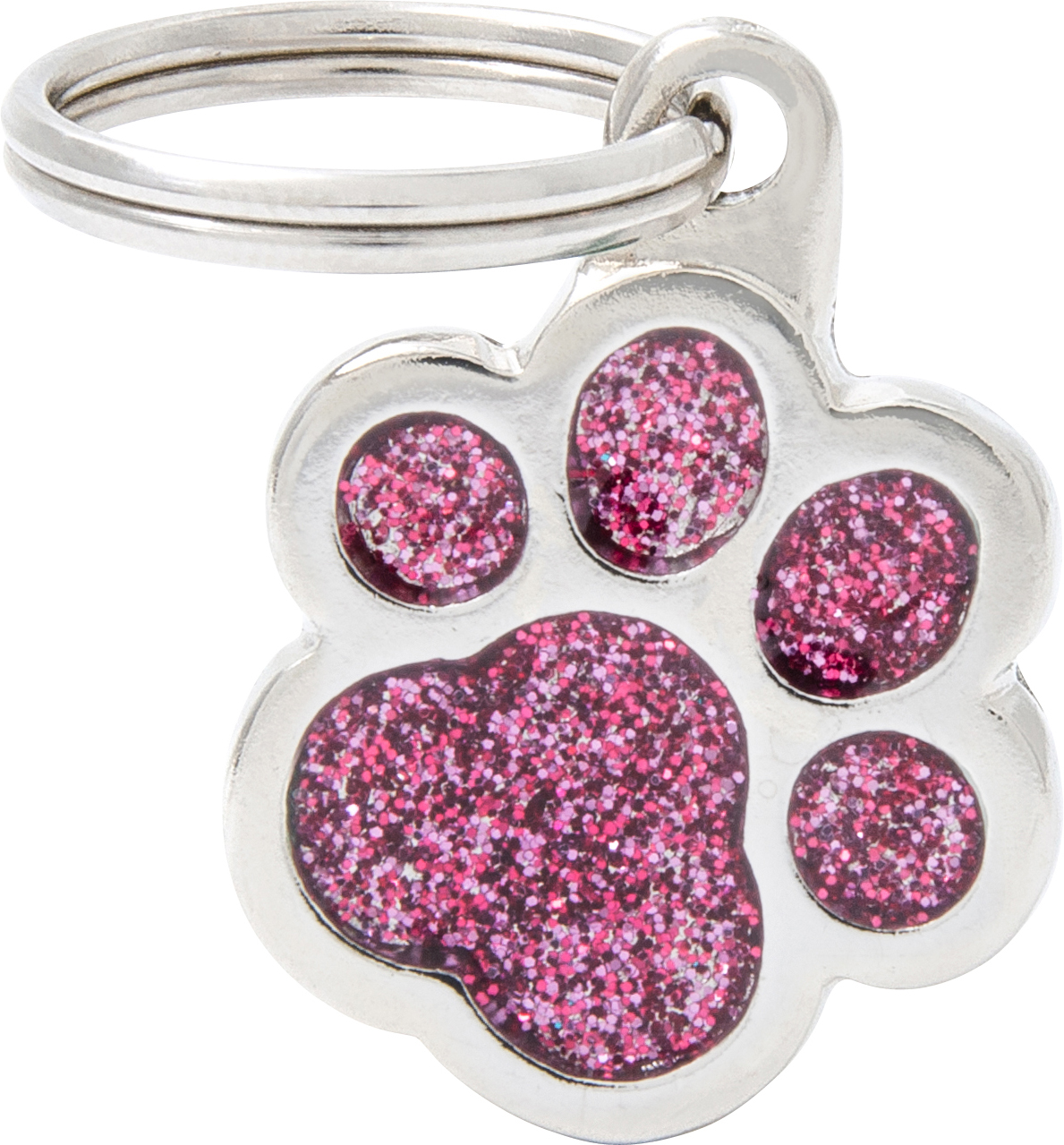 Shine tassu M 20x20mm pinkki MyFamily - Nimi- ja kaiverruslaatat - 058903 - 1