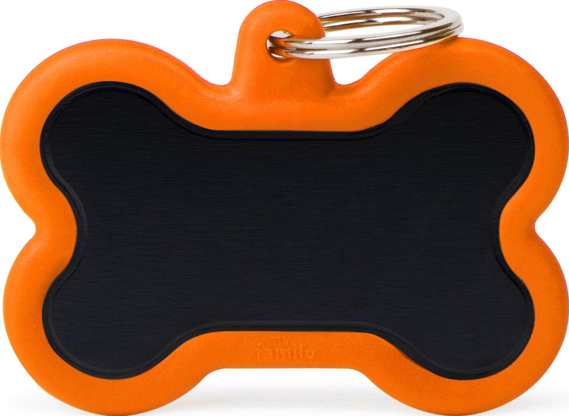 Hush luu XL musta-oranssi MyFamily - Nimi- ja kaiverruslaatat - 058846 - 1