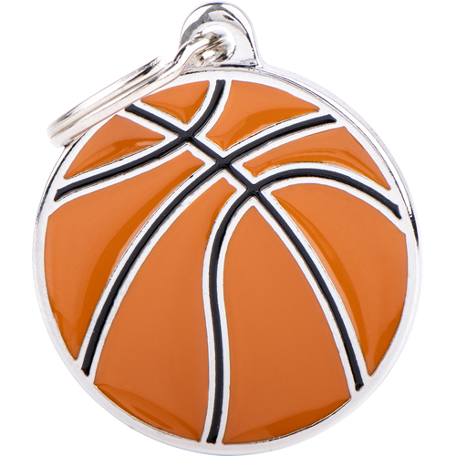 Charms koripallo L oranssi MyFamily - Nimi- ja kaiverruslaatat - 058340 - 1