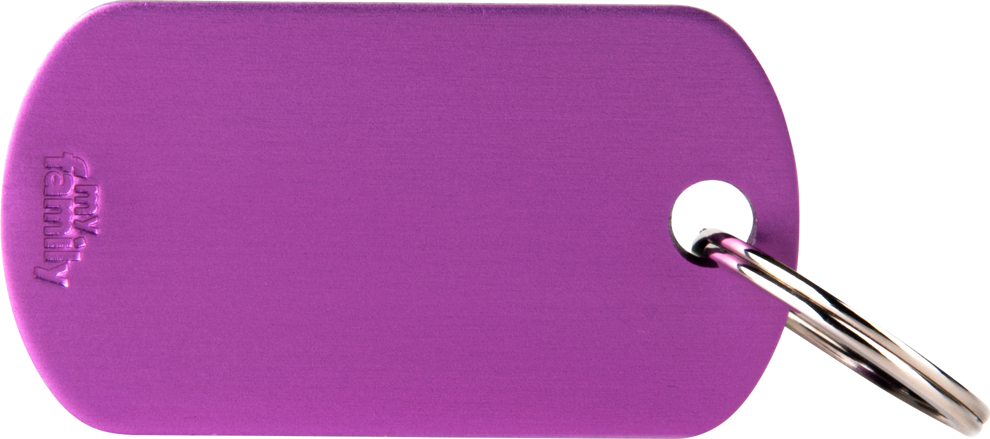 Basic military S 40x22mm lila MyFamily - Nimi- ja kaiverruslaatat - 058215 - 1