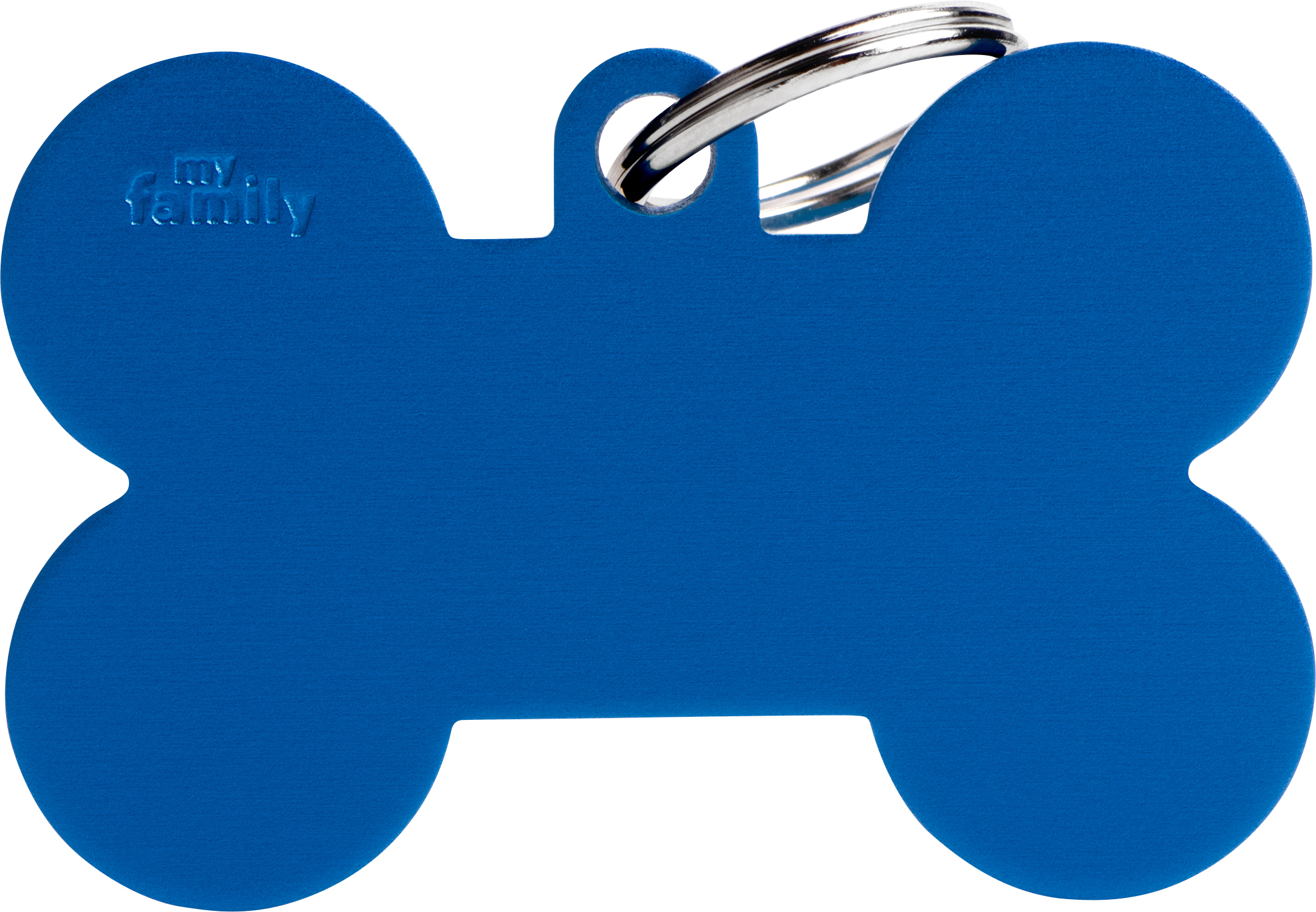 Basic luu XL 48x31mm sininen MyFamily - Nimi- ja kaiverruslaatat - 058131 - 1