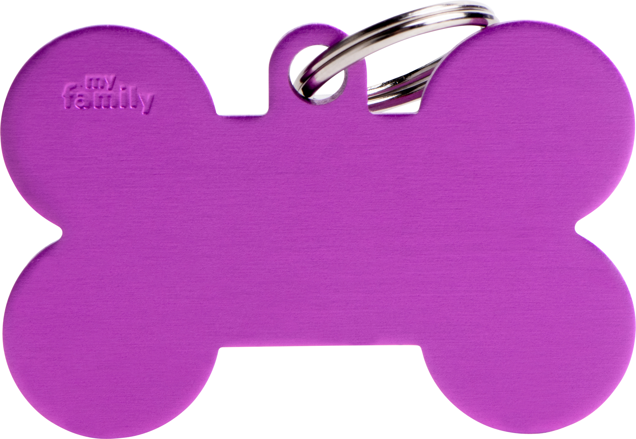 Basic luu XL 48x31mm lila MyFamily - Nimi- ja kaiverruslaatat - 058128 - 1