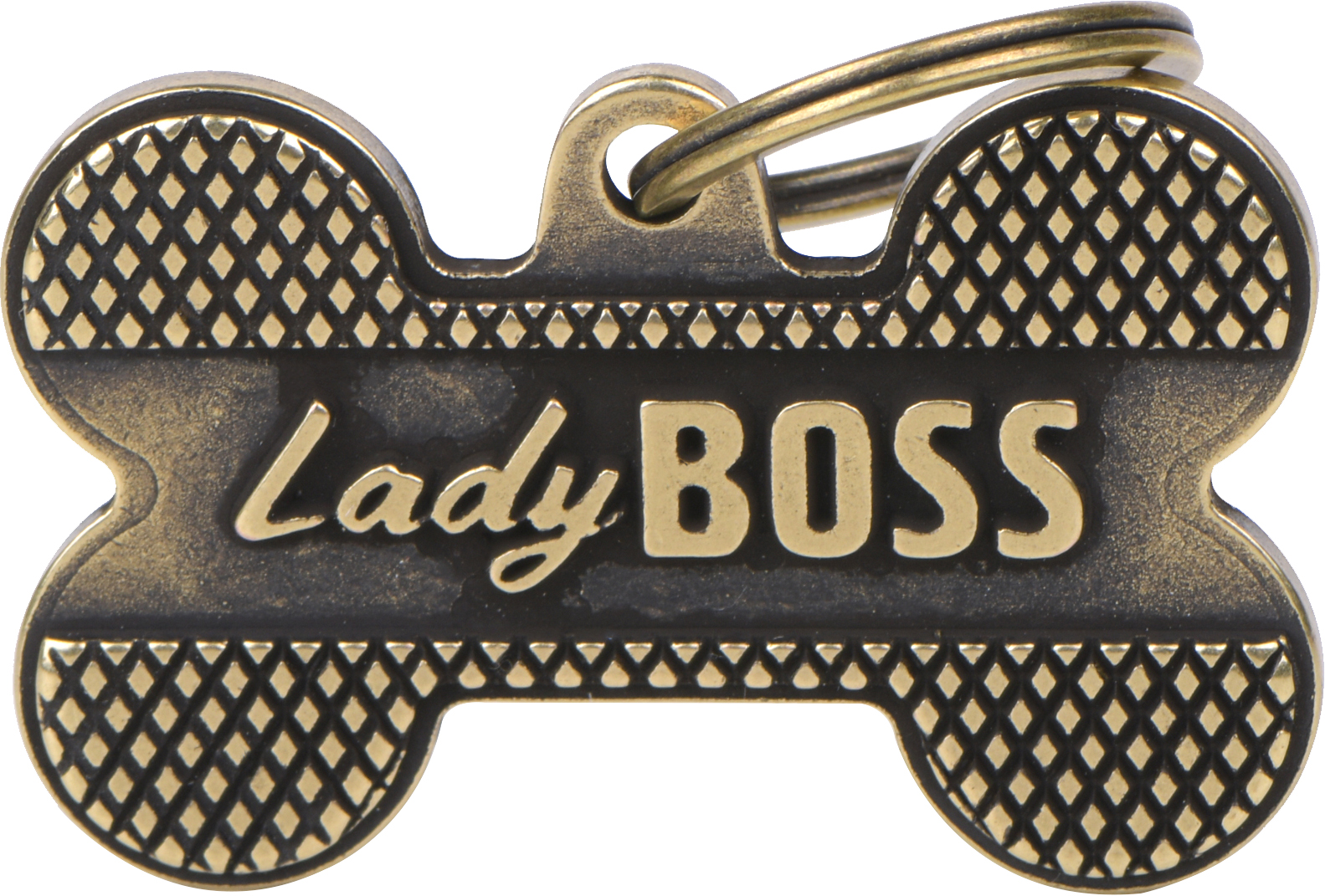 Bronx luu Lady Boss L 38x24mm kulta MyFamily - Nimi- ja kaiverruslaatat - 058281 - 1