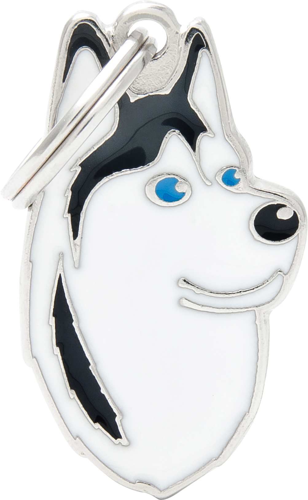 Friends siperianhusky musta-valkoinen MyFamily - Nimi- ja kaiverruslaatat - 058528 - 1