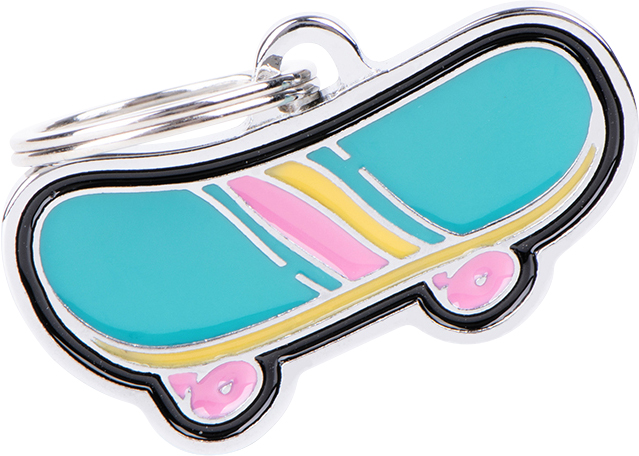 Charms skeittilauta MyFamily - Nimi- ja kaiverruslaatat - 058385 - 1