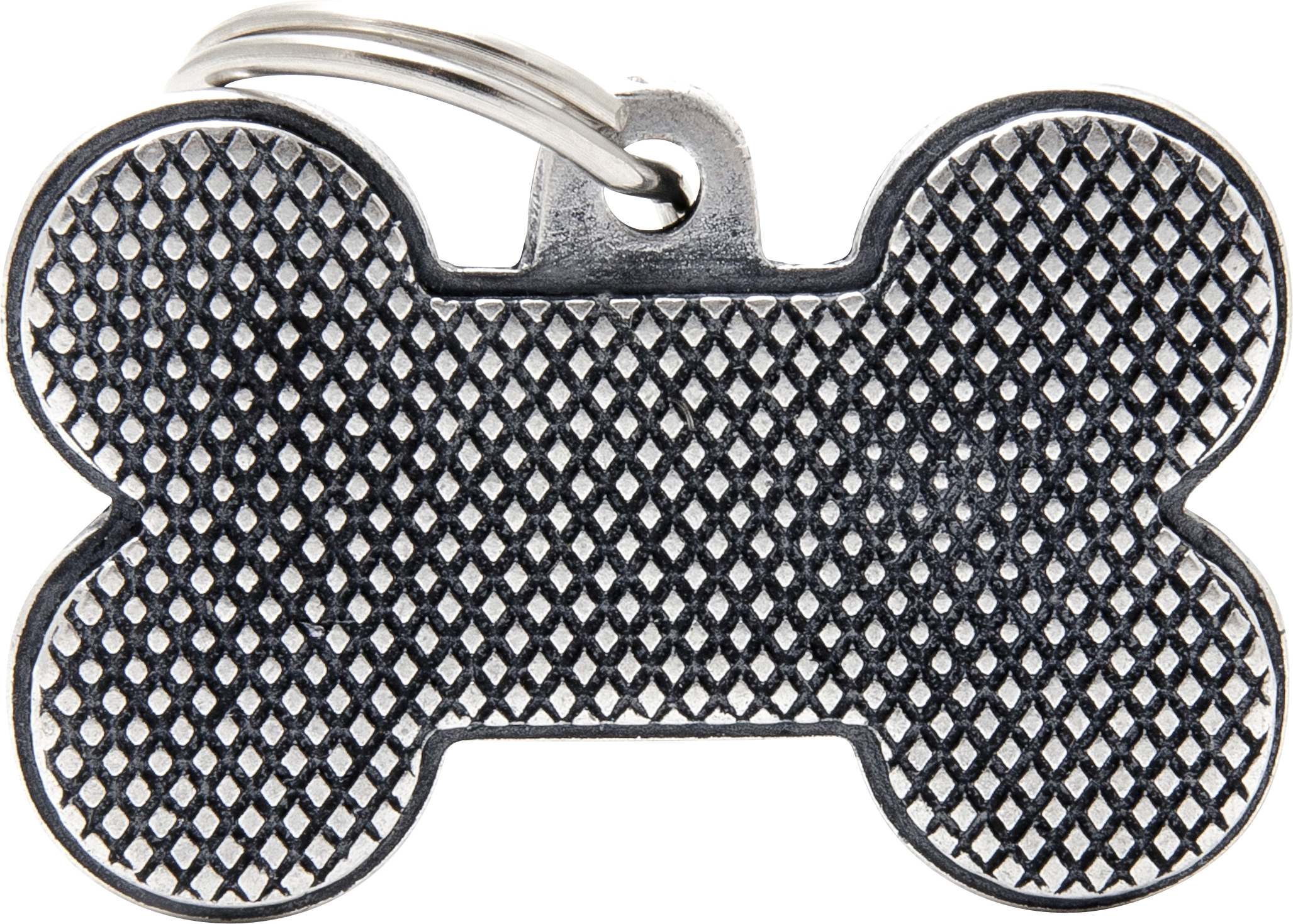 Bronx luu rombi L 38x24mm hopea MyFamily - Nimi- ja kaiverruslaatat - 058240 - 1