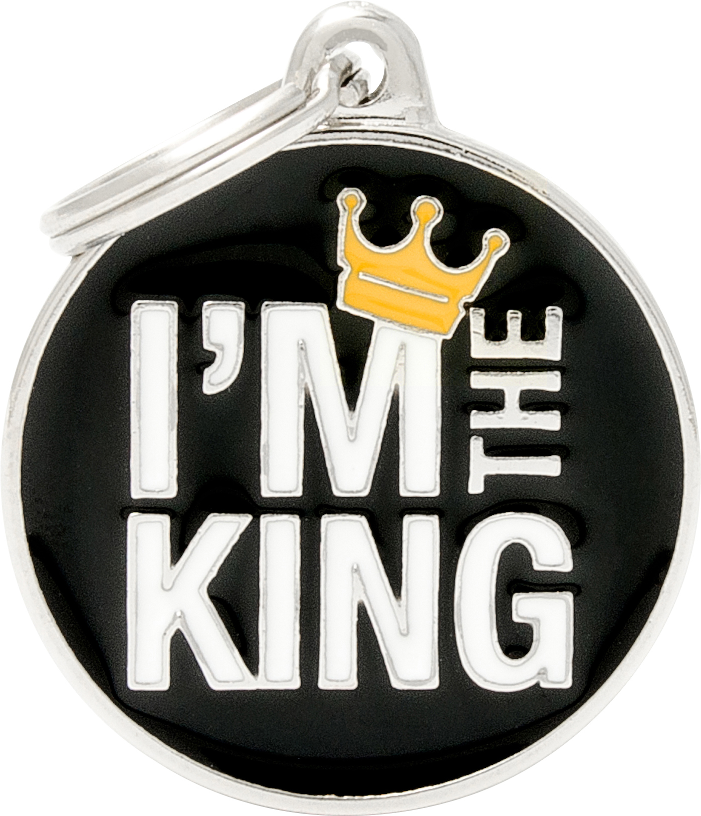 Charms I'm the King L MyFamily - Nimi- ja kaiverruslaatat - 058321 - 1