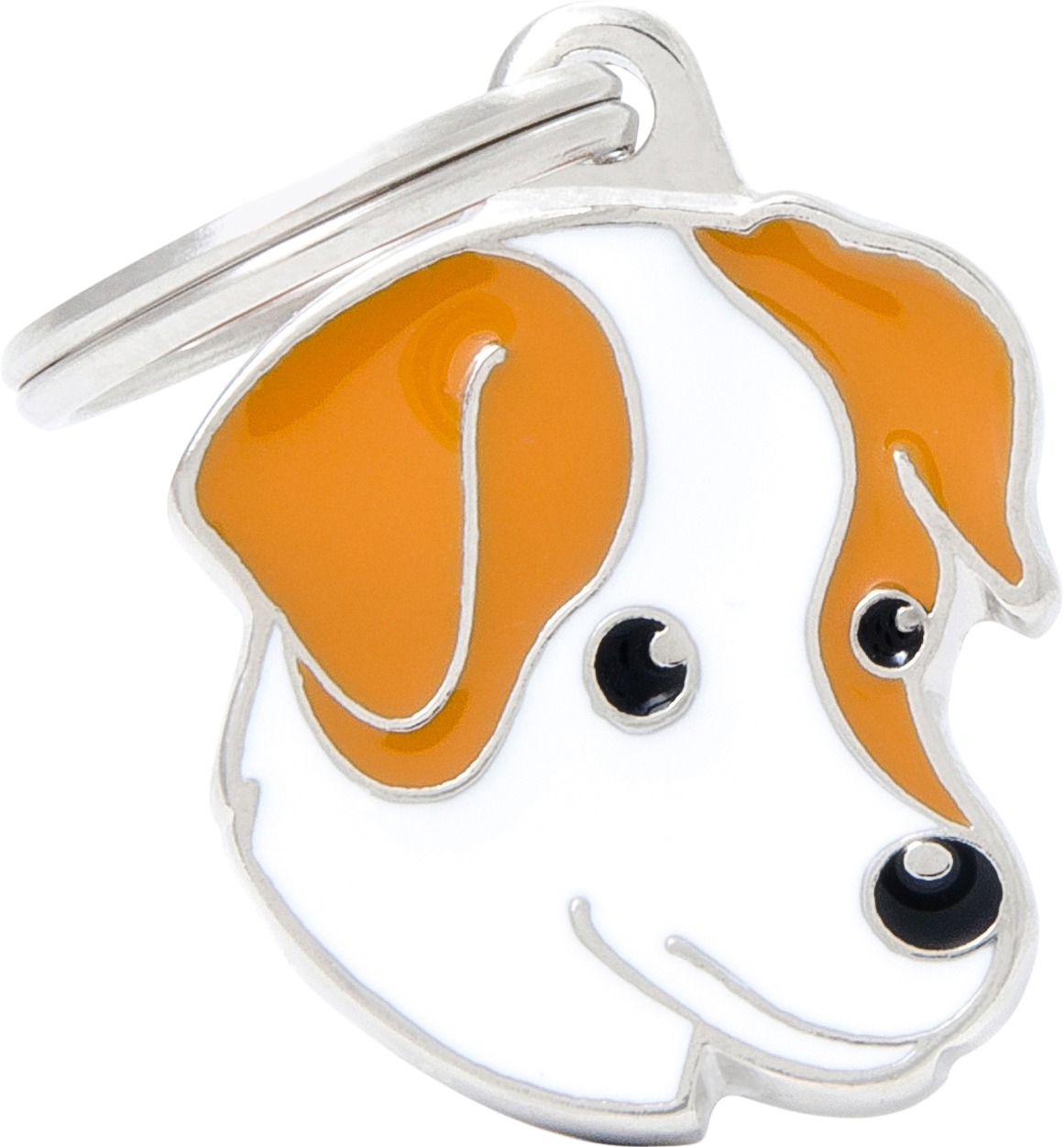 Friends jackrussel sileä ruskea-valkoinen MyFamily - Nimi- ja kaiverruslaatat - 058558 - 1