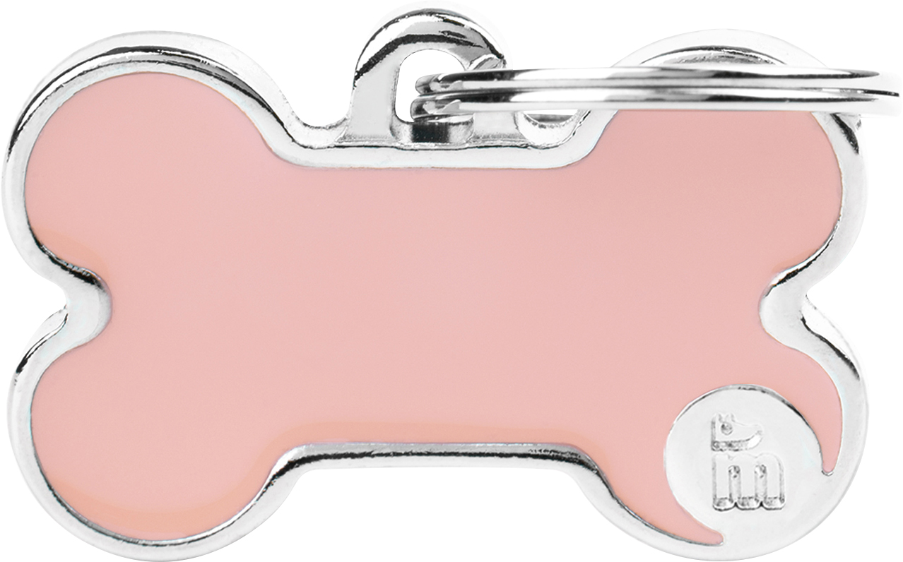 Handmade luu S 29x20mm pinkki MyFamily - Nimi- ja kaiverruslaatat - 058731 - 1