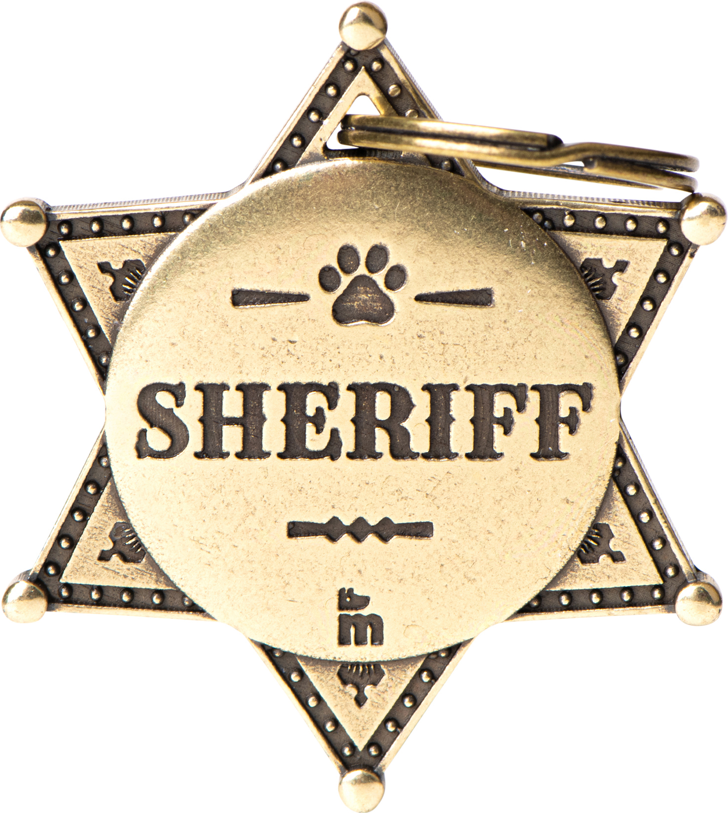 Bronx sheriffitähti kulta MyFamily - Nimi- ja kaiverruslaatat - 058301 - 1