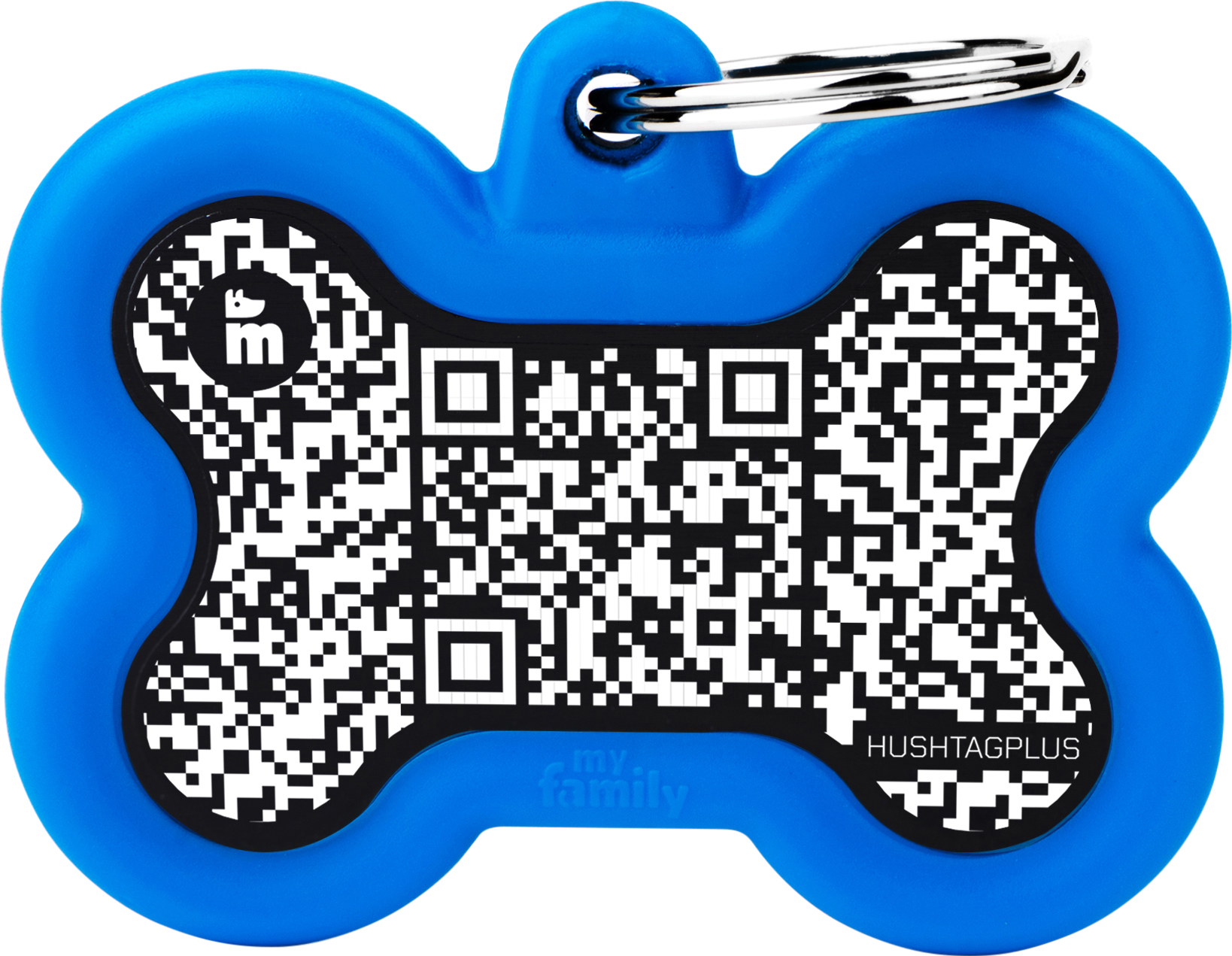 Hush luu L QR sininen MyFamily - Nimi- ja kaiverruslaatat - 058791 - 1