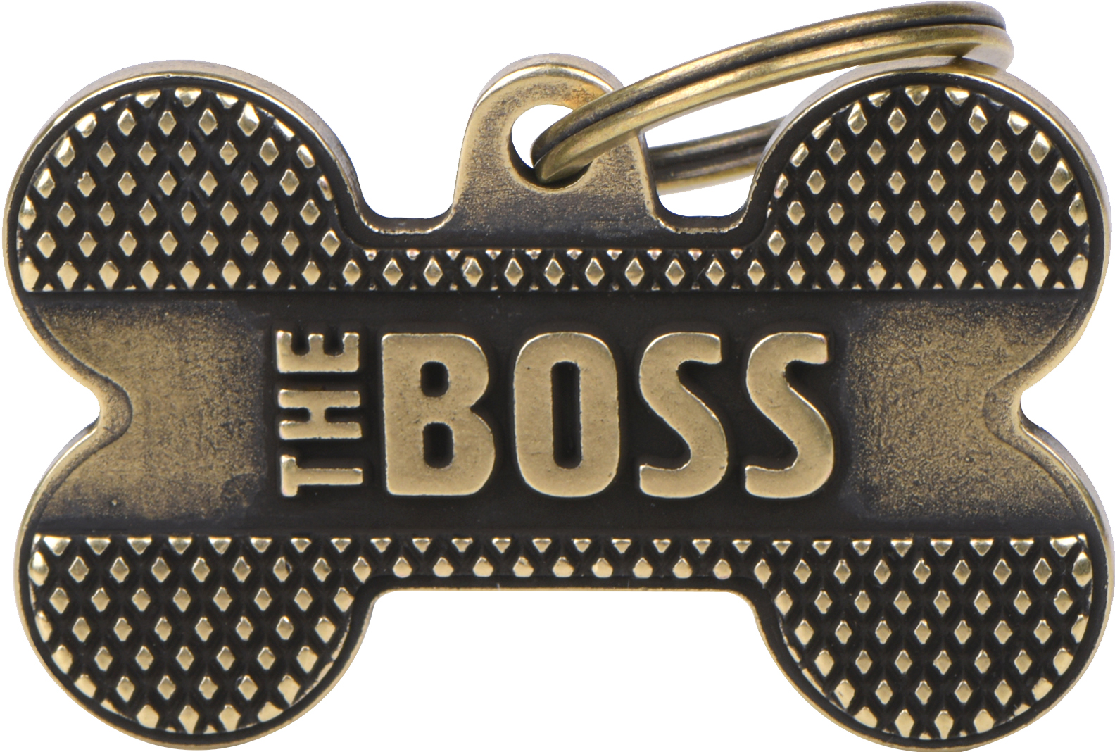 Bronx luu The Boss L 38x24mm kulta MyFamily - Nimi- ja kaiverruslaatat - 058285 - 1