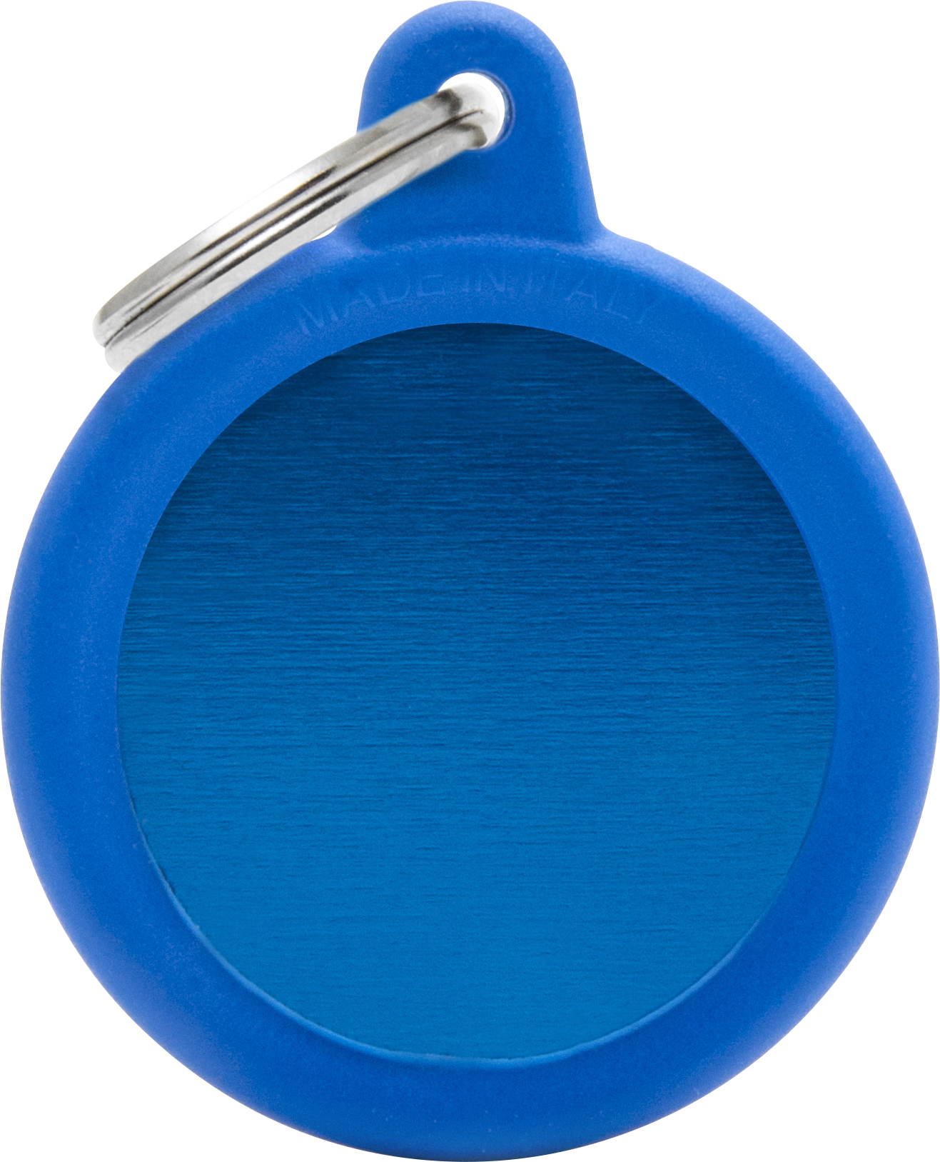 Hush pyöreä 31x38mm sininen MyFamily - Nimi- ja kaiverruslaatat - 058807 - 1