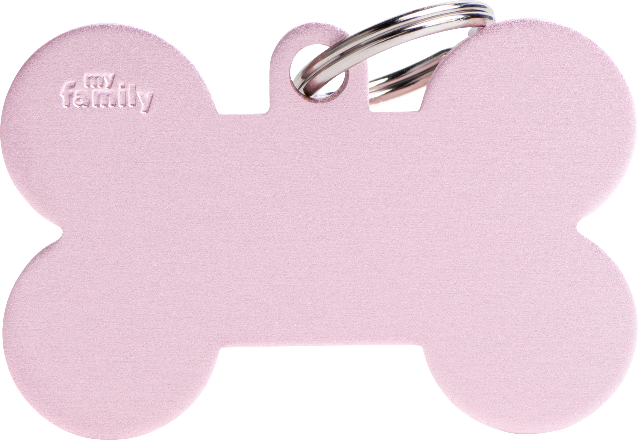 Basic luu XL 48x31mm pinkki MyFamily - Nimi- ja kaiverruslaatat - 058134 - 1