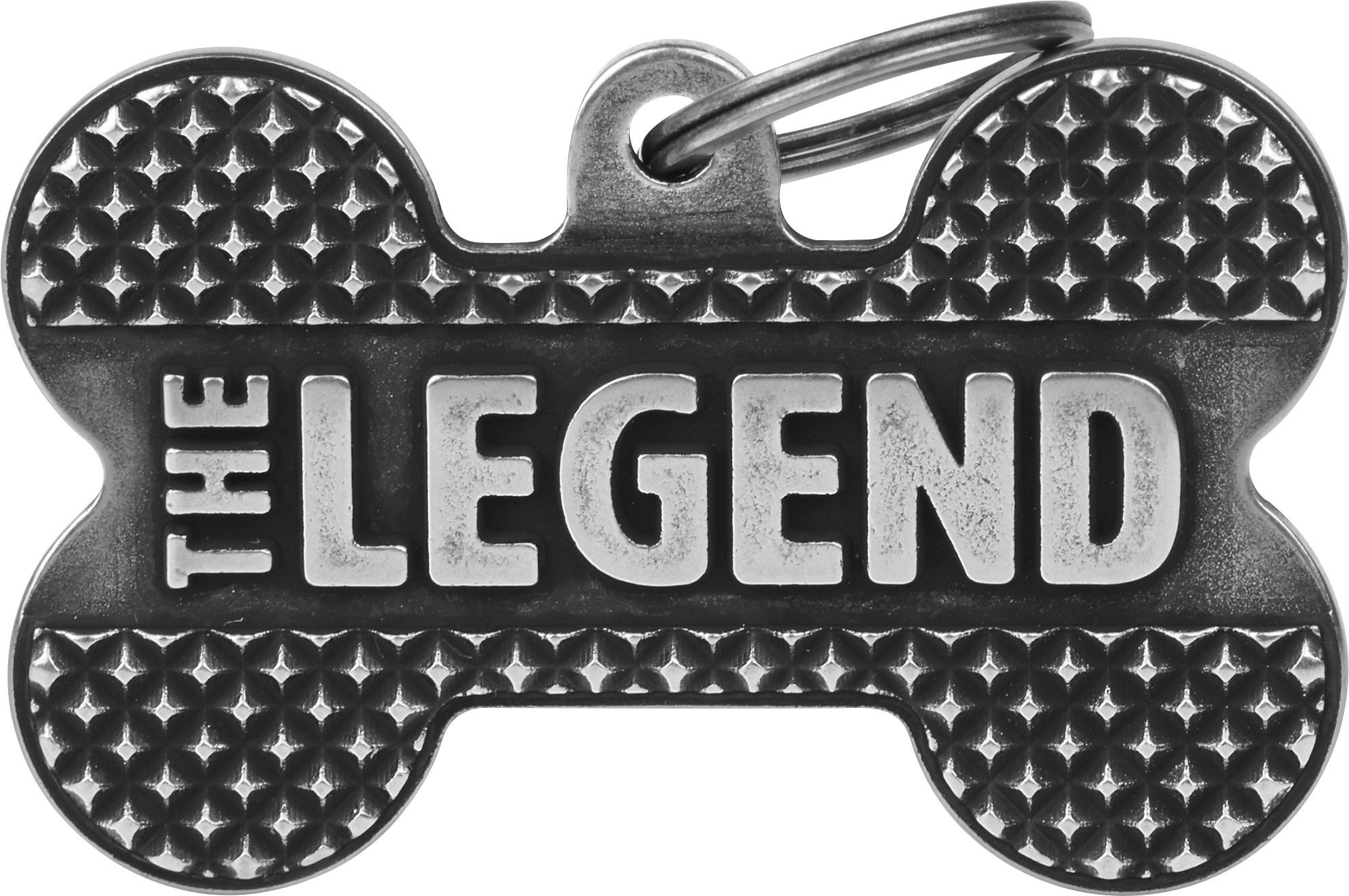 Bronx luu The Legend XL 48x31mm hopea MyFamily - Nimi- ja kaiverruslaatat - 058298 - 1