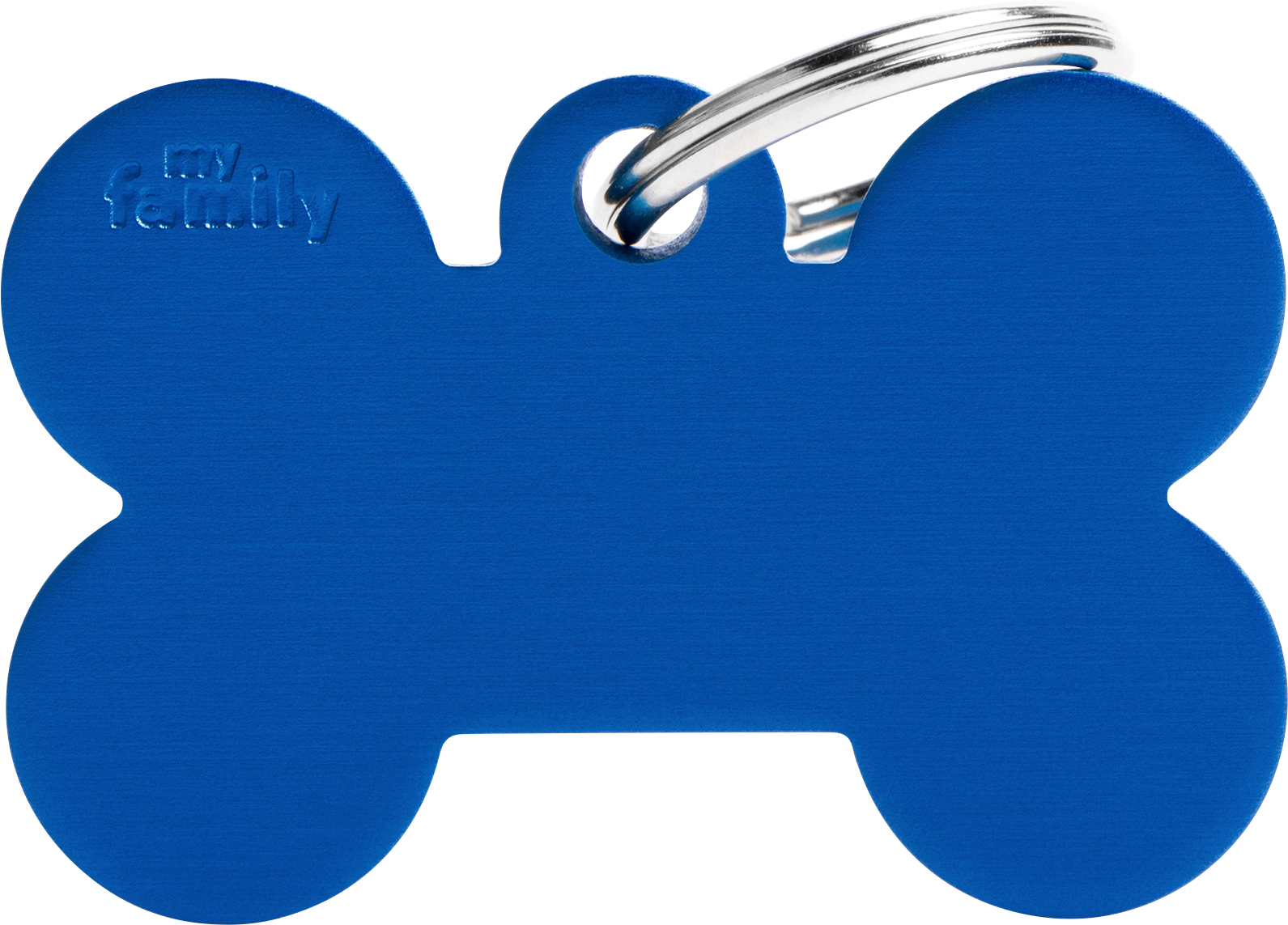 Basic luu L 38x25mm sininen MyFamily - Nimi- ja kaiverruslaatat - 058142 - 1