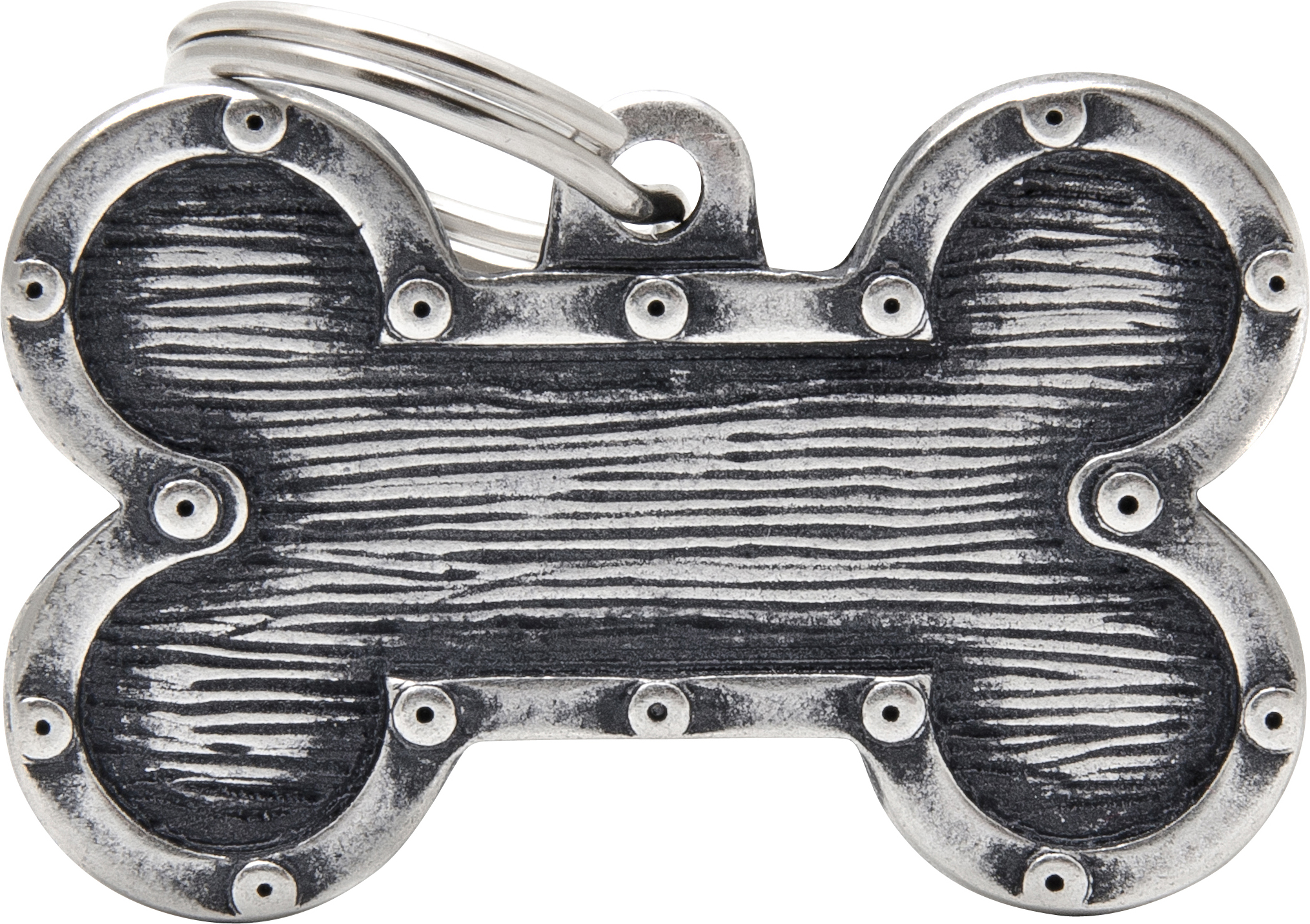 Bronx luu futuristic L 38x24mm hopea MyFamily - Nimi- ja kaiverruslaatat - 058228 - 1